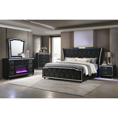 Coaster Lorient Traditional Eastern King Bed Model 223161Ke-S5B