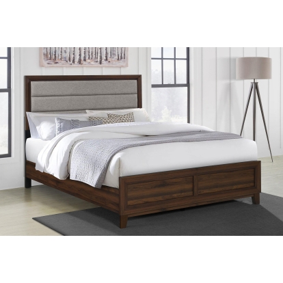 Coaster Welsley Transitional Walnut Eastern King Bed Model 223441Ke