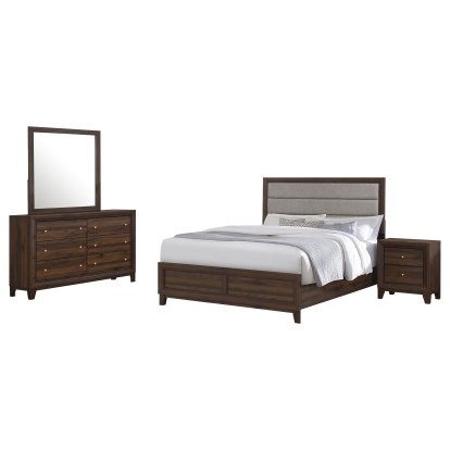 Coaster Welsley Transitional Walnut California King Bed Model 223441Kw-S4