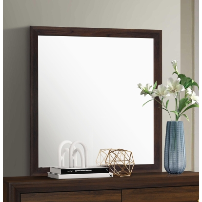 Coaster Welsley Transitional Walnut Dresser Mirror Model 223444