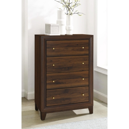 Coaster Welsley Transitional Walnut Chest Model 223445