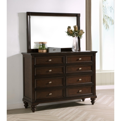 Coaster Andover Traditional Dresser With Mirror Model 223633M