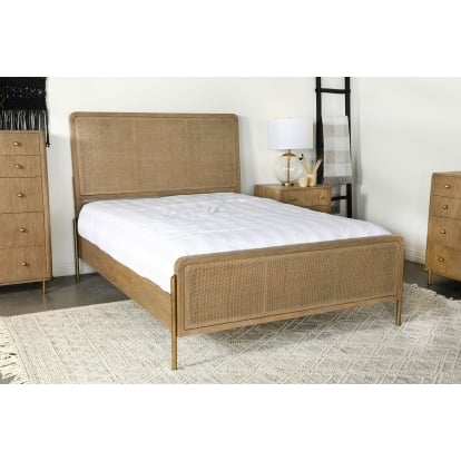 Coaster Arini Coastal Natural Queen Bed Model 224300Q