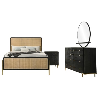 Coaster Arini Coastal Natural Queen Bed Model 224330Q-S4