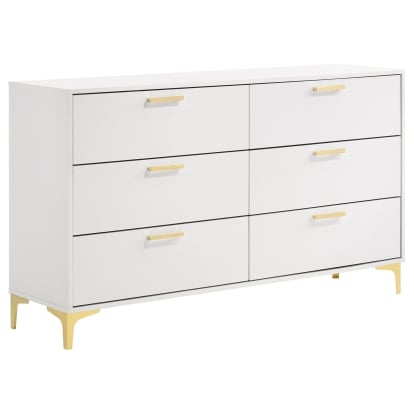 Coaster Kendall Modern Classics White Dresser Model 224403