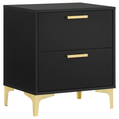 Coaster Kendall Modern Classics Black Nightstand Model 224452