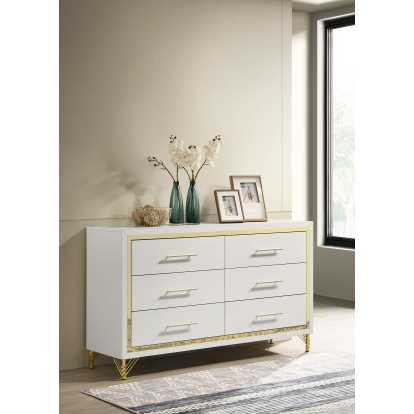 Coaster Lucia Modern Classics White Dresser Model 224733