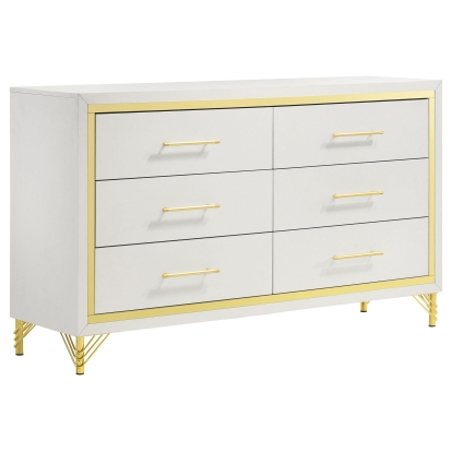 Coaster Lucia Modern Classics White Dresser Model 224733
