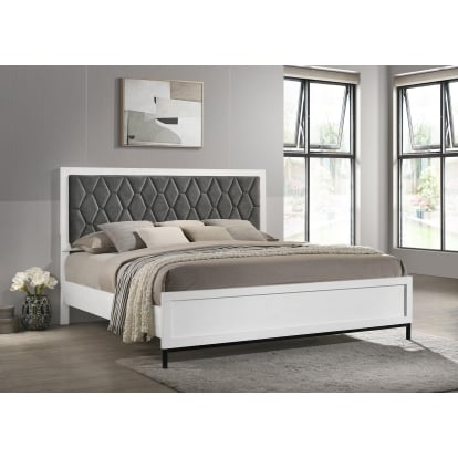 Coaster Sonora Contemporary White California King Bed Model 224861Kw