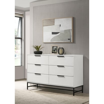 Coaster Sonora Contemporary White Dresser Model 224863