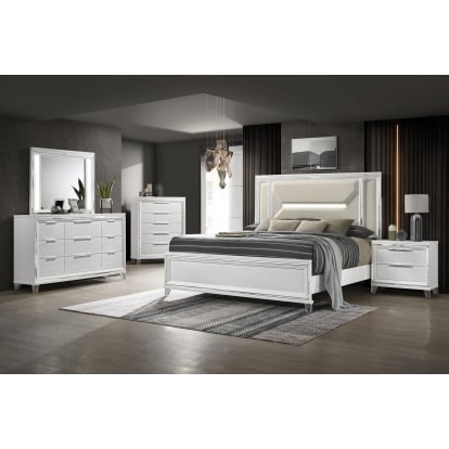 Coaster Marmore Contemporary Eastern King Bed Model 224961Ke-S5