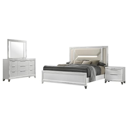 Coaster Marmore Contemporary Queen Bed Model 224961Q-S4