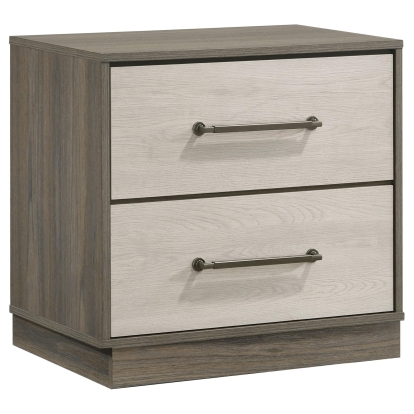 Coaster Fenwick Contemporary Grey Oak Nightstand Model 224982