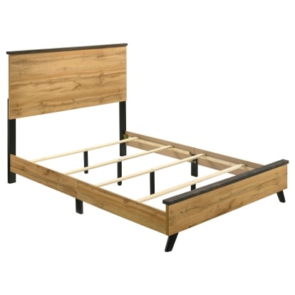 Coaster Kaywood Mid-Century Modern Weathered Brown Full Bed Model 225001F