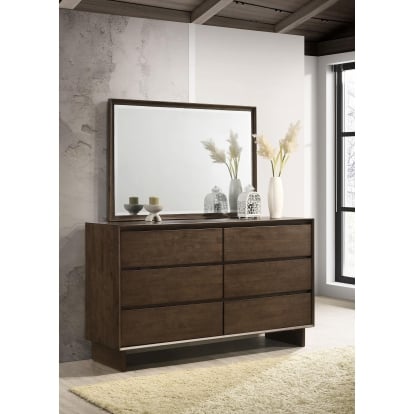 Coaster Glenwood Transitional Dresser With Mirror Model 225013M
