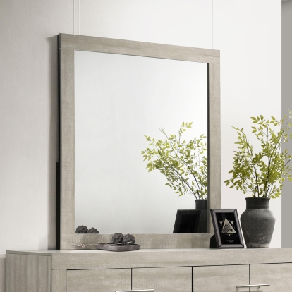 Coaster Trenton Contemporary Rustic Cream Dresser Mirror Model 225064