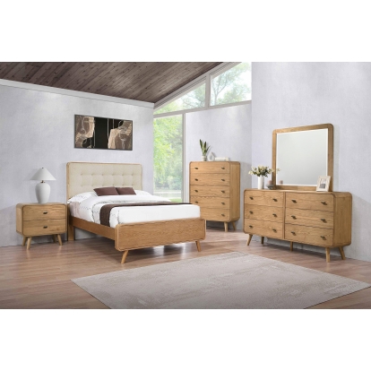 Coaster Robyn Mid-Century Modern Full Bed Model 225091F-S5