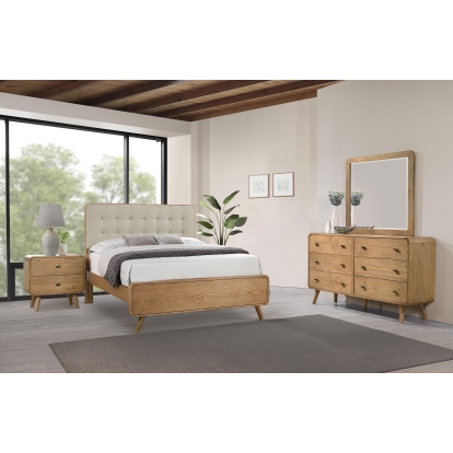 Coaster Robyn Mid-Century Modern Queen Bed Model 225091Q-S4