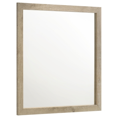 Coaster Oakglen Rustic Weathered Oak Dresser Mirror Model 225104