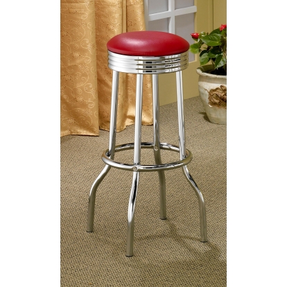 Coaster Retro Contemporary Swivel Bar Stool Model 2299R
