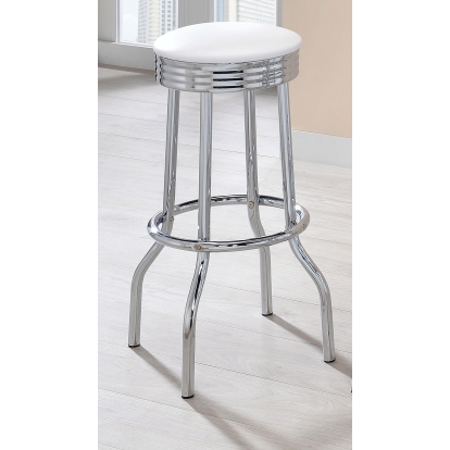 Coaster Retro Contemporary Swivel Bar Stool Model 2299W