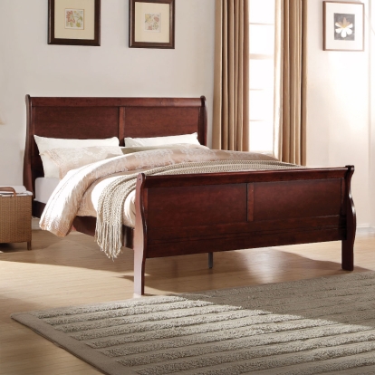 ACME Louis Philippe Cherry Twin Bed Model 23760T