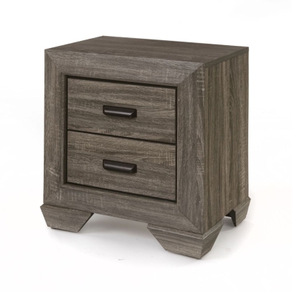 ACME Lyndon Weathered Gray Grain Nightstand Model 26023