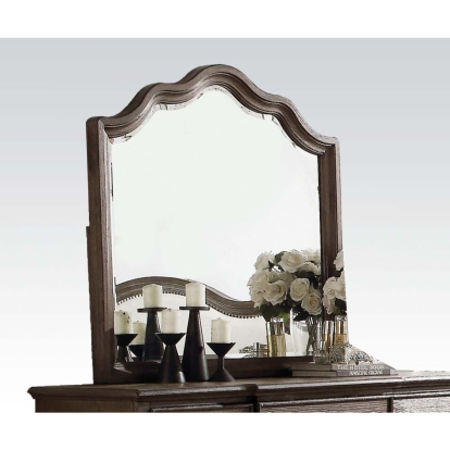 ACME Baudouin Weathered Oak Mirror Model 26114