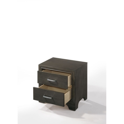 ACME Carine II Gray Nightstand Model 26263