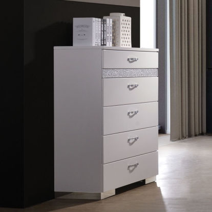 ACME Naima II White High Gloss Chest Model 26776
