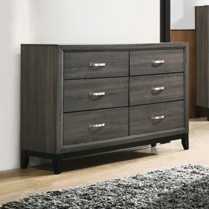 ACME Valdemar Weathered Gray Dresser Model 27055
