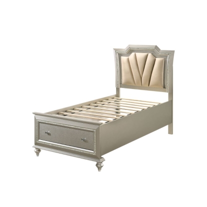Acme Kaitlyn Full Bed with Led & Storage Model 27245F