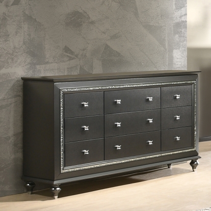 ACME Kaitlyn Metallic Gray Dresser Model 27285
