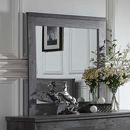 ACME Vidalia Rustic Gray Oak Mirror Model 27324
