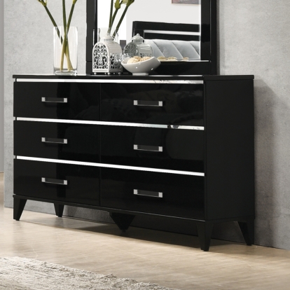 ACME Chelsie Black Dresser Model 27415