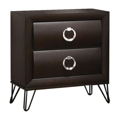 ACME Tablita Dark Merlot Nightstand Model 27463