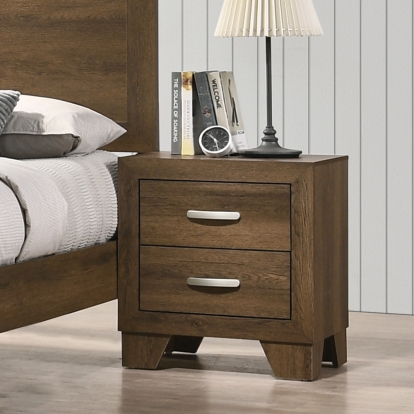 ACME Miquell Oak Nightstand Model 28053
