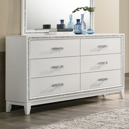 ACME Haiden White Dresser Model 28455