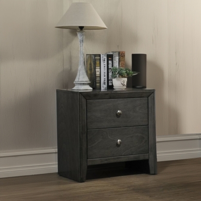 ACME Ilana Gray Nightstand Model 28473