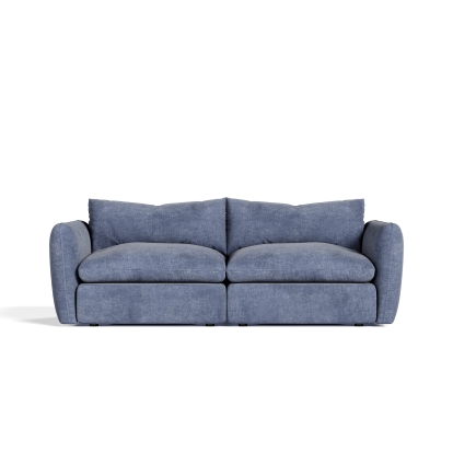 Divani Casa Kinsey Modern Blue Fabric Modular Sectional Sofa-2-Piece Sectional 83532 VGKK-KF.8035-MOD-NAVY-2-Piece Sectional
