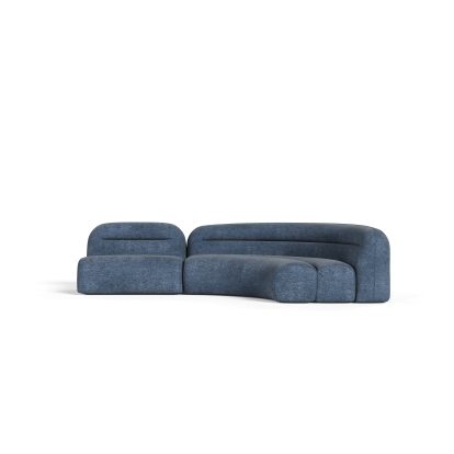 Divani Casa Forman Modern Blue Fabric Modular Sectional Sofa-2-Piece Sectional 83537 VGOD-ZW-23029-MOD-BLU-2-Piece Sectional