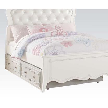 ACME Edalene Pearl White Trundle Twin Model 30508