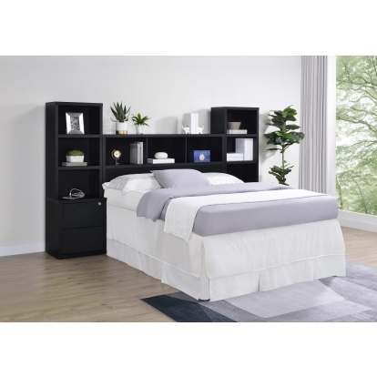 Coaster Westpark Contemporary Black Queen Headboard Model 315851Q-Set