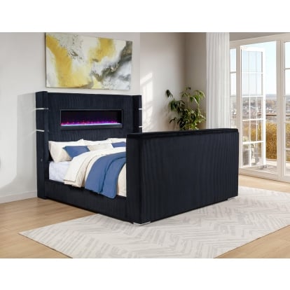 Coaster Tisdall Contemporary Eastern King Bed Model 315868Blkke