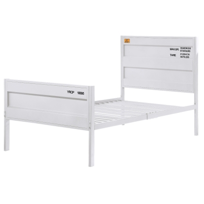 ACME Cargo White Twin Bed Model 35900T