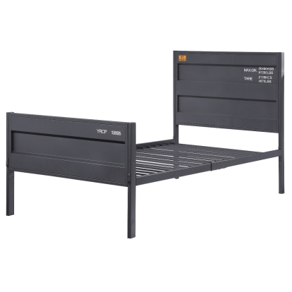 ACME Cargo Gunmetal Twin Bed Model 35920T