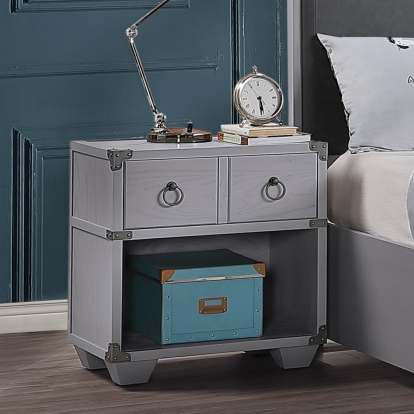 ACME Orchest Gray Nightstand Model 36128