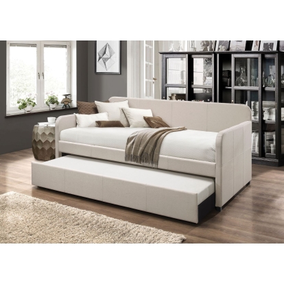 ACME Jagger Fog Fabric Daybed with Trundle (Twin) Model 39190