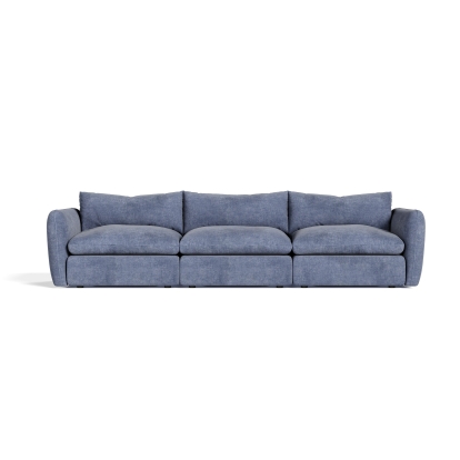 Divani Casa Kinsey Modern Blue Fabric Modular Sectional Sofa-3-Piece Sectional 83533 VGKK-KF.8035-MOD-NAVY-3-Piece Sectional