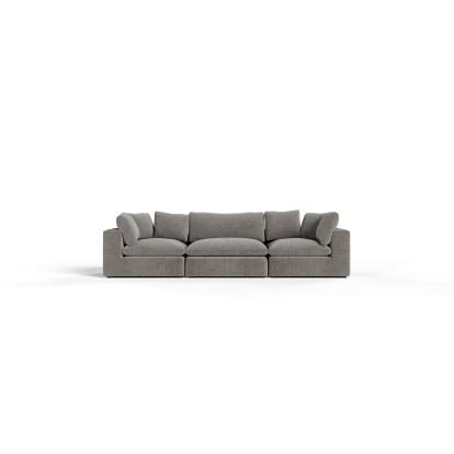 Divani Casa Vicki Modern Grey Fabric Modular Sectional Sofa-3-Piece Sectional 83528 VGKK-KF.8033-SECT-GRY-3-Piece Sectional